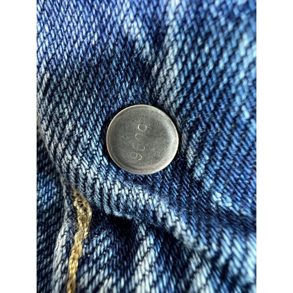 Levis Premium Baggy Dad Jeans Womens 31 Blue Medium Wash High Rise Denim Wide - Picture 7 of 16